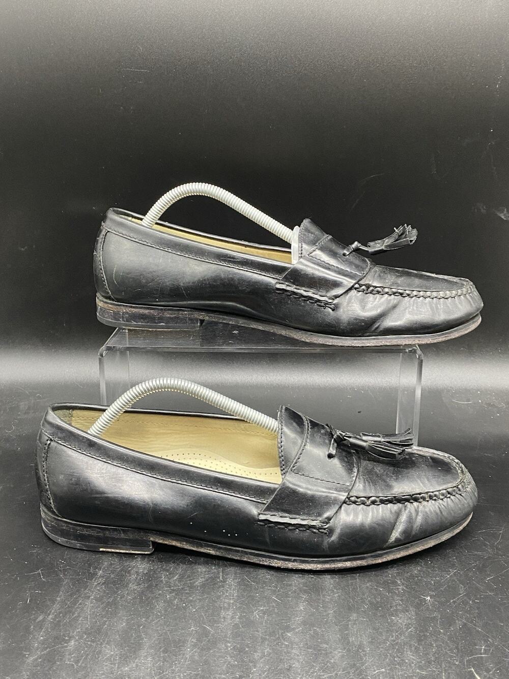 Cole Haan Men's Pinch Tassel Loafer Black Style C03506 Size 10.5 D